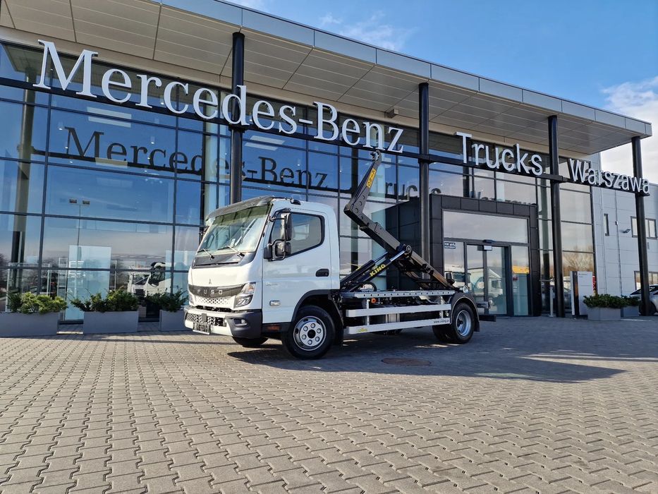 FUSO Canter 9C18 AMT 4x2  8.55t DMC/hakowiec KING 6t/automat/belka tył hak 3.5t/mech.różn.teren.