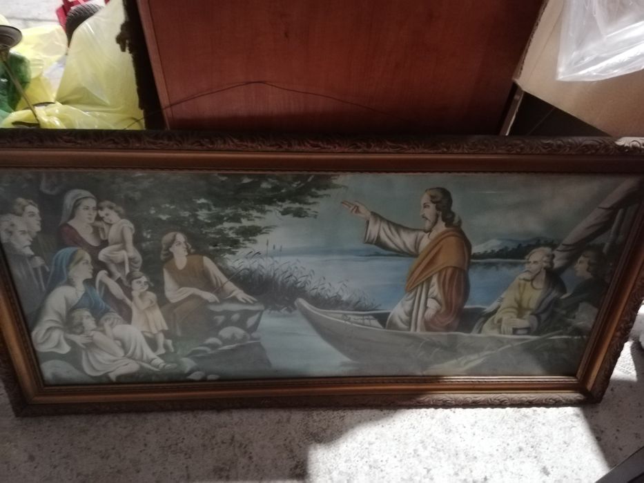 Stary obraz religijny. Odbiór osobisty.