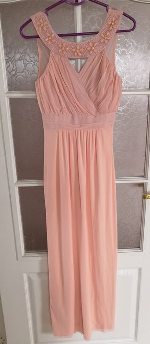 Sukienka długa maxi na wesele uroczystość dla swiadkowej