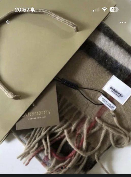 Kaszmirowy szalik Burberry