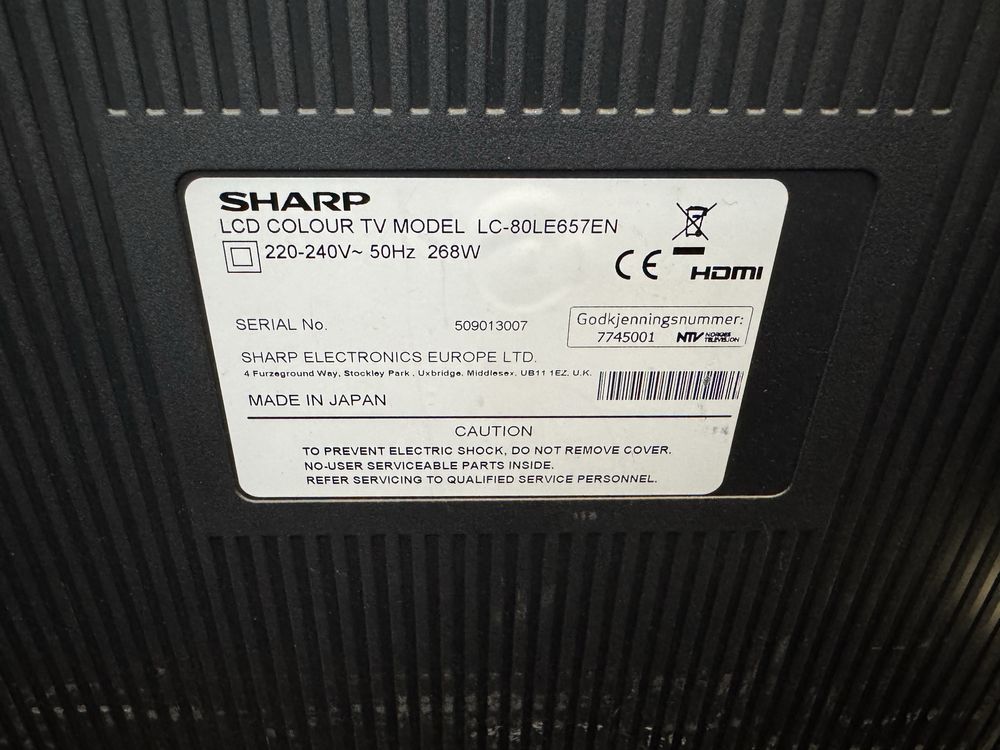 Telewizor Sharp Aquos 80 cali 2 szt