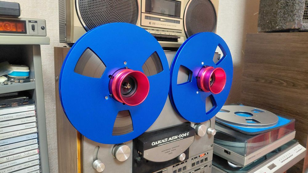 Катушки для магнитофона алюминивые 26,5 под набы NAB