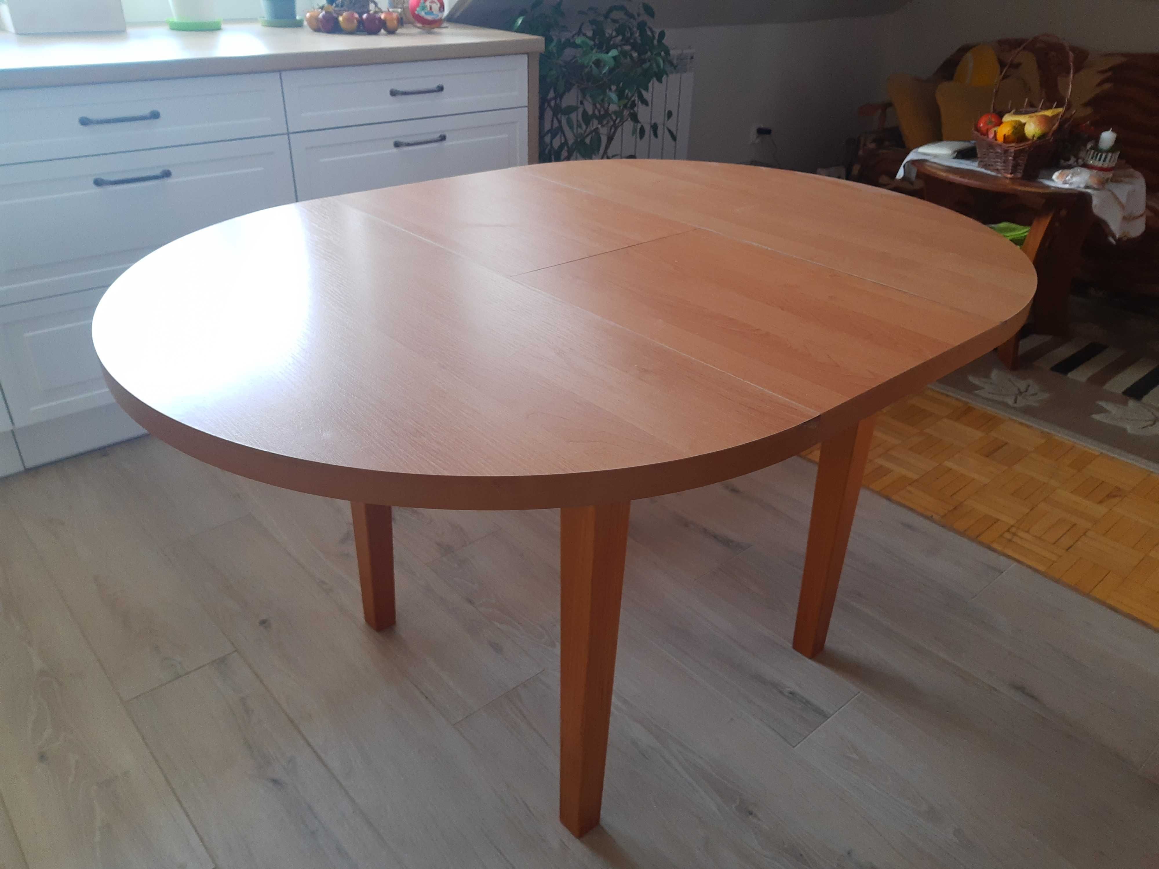 Stół drewniany, rozkładany, stan b.dobry