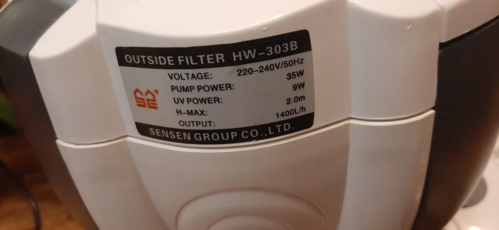 Filtr zewnetrzny SunSun HW-303B z UV + gwarancja
