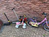 Rower hulajnogi dla dzieci