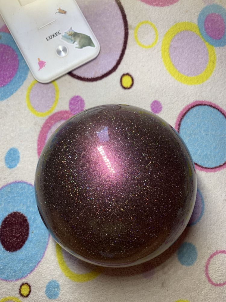 М'яч гімнастичний Sasaki 18,5 cm Meteor col. PLUM FIG