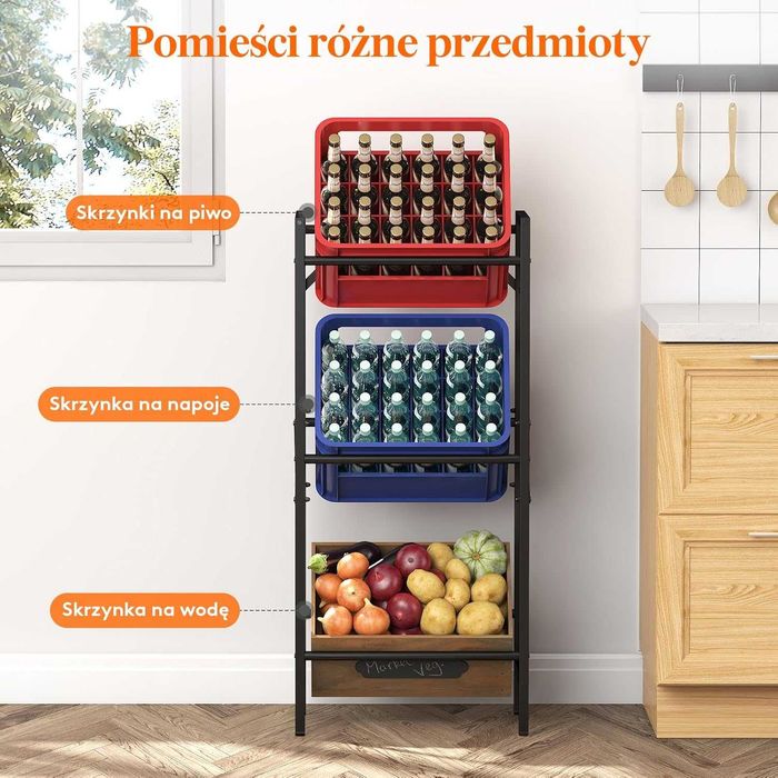 Nowa półka na napoje/ spiżarka / regał/ szafka/stojak/ uchwyt/ A2201!