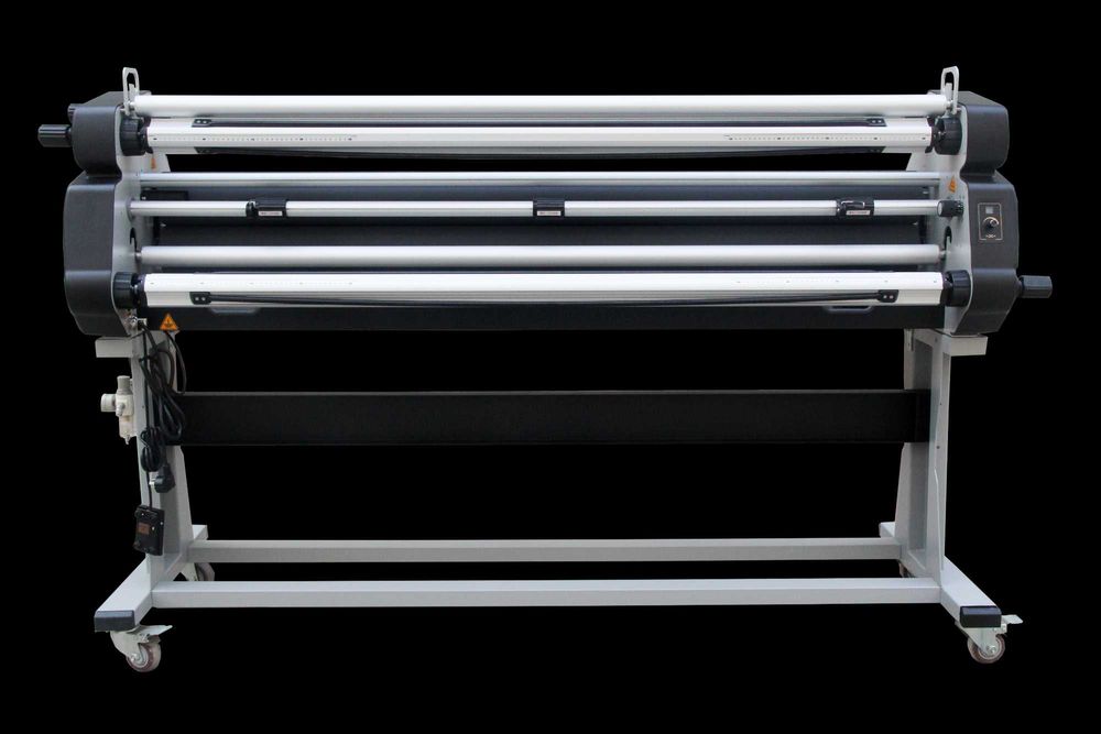 Laminator rolowy z wałkiem podgrzewanym 60°C