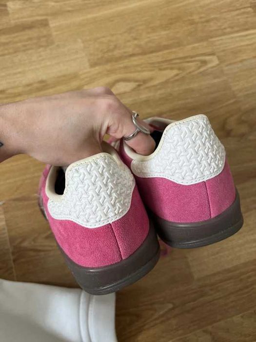 Adidas Gazelle Damskie Różowe Trampki, Rozmiar 39