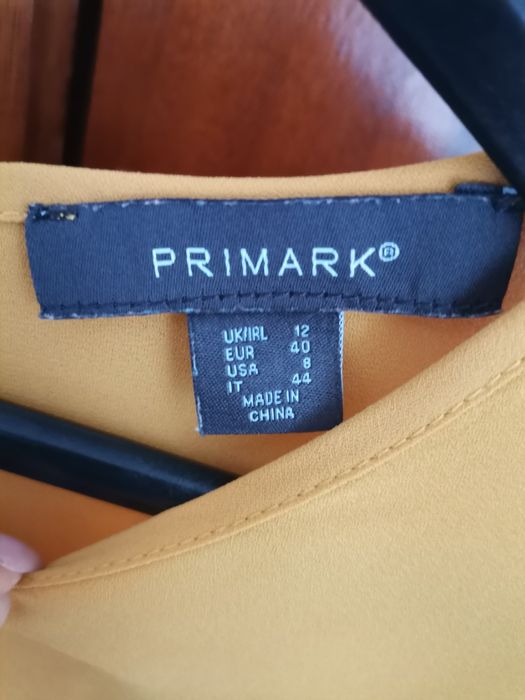 Blusa amarela torrada Primark