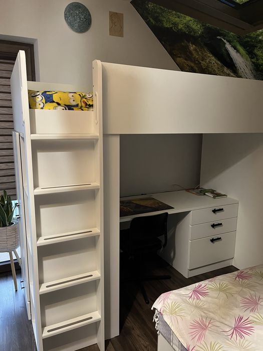 Łóżko ikea jak nowe białe