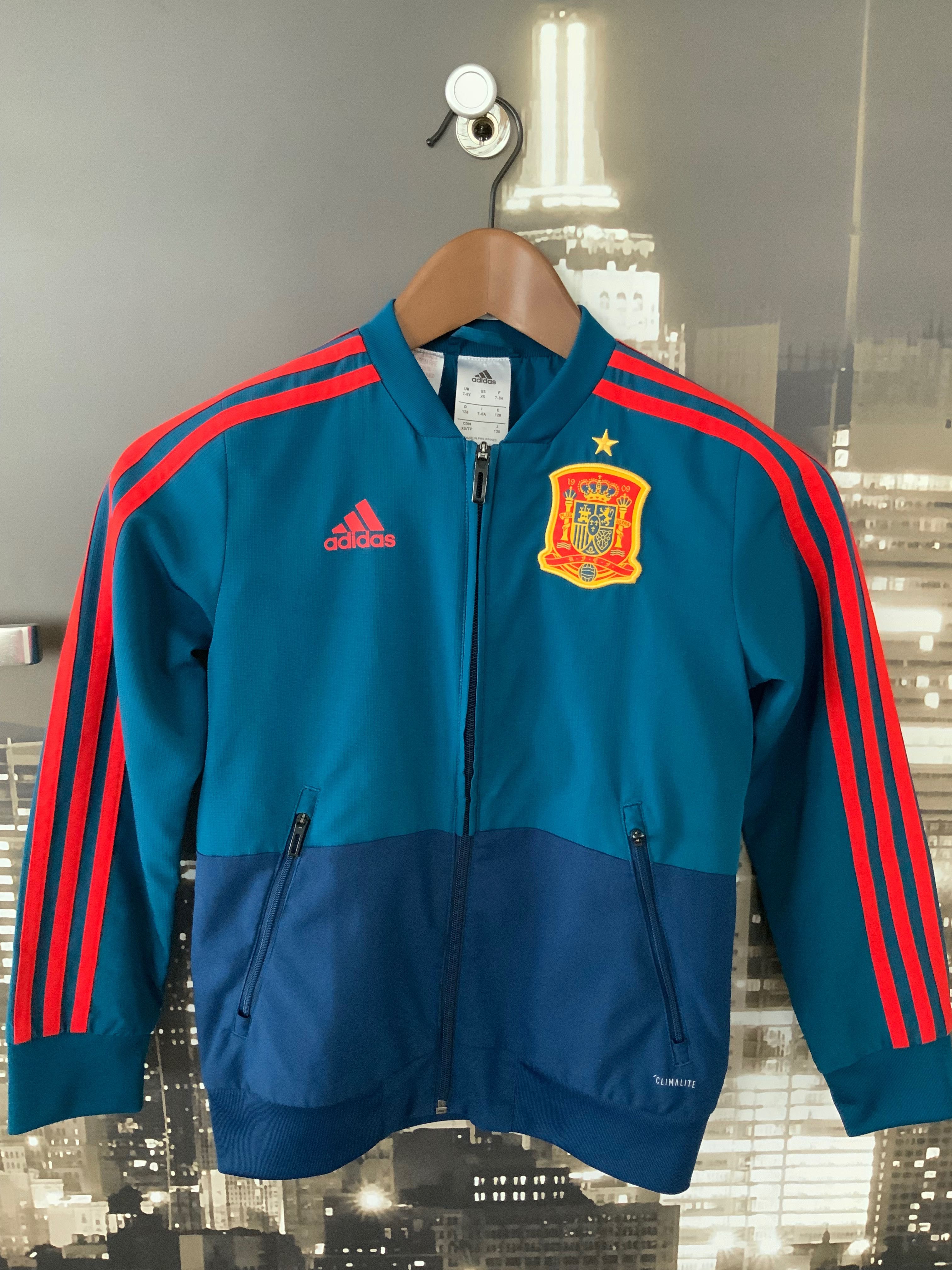 Bluza chłopięca ADIDAS narodowa drużyna Hiszpanii 7-8 lat 128cm