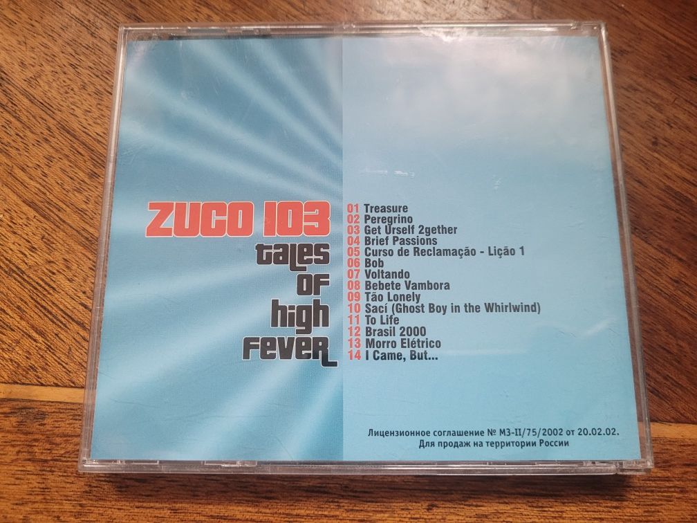 CD Zuco 103 Tales of High Fever 2002 Ltd