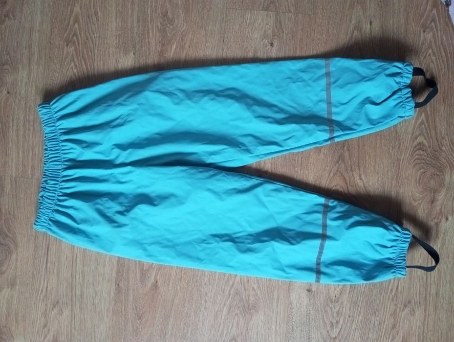 Spodnie przeciwdeszczowe gumowe rozm 128