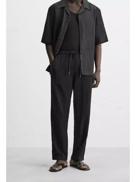 Стильні чорні штани ZARA (Розмір L, XL)