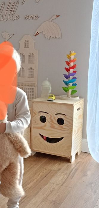Szafka nocna dla dzieci KAPI Montessori Drewniana