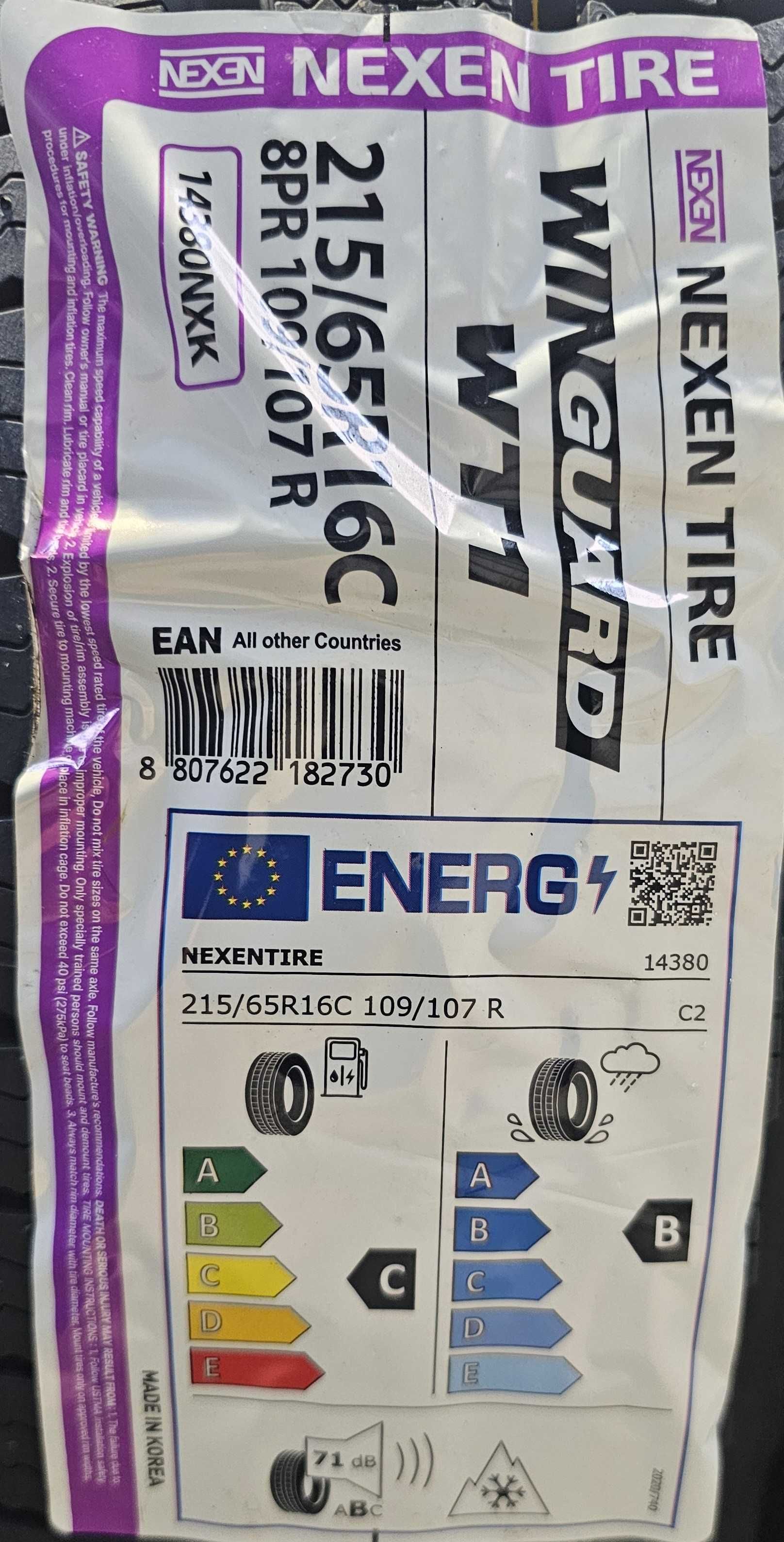 Opony 215/65R16C Nexexn NOWE 100% WIELOSEZONOWE *S
