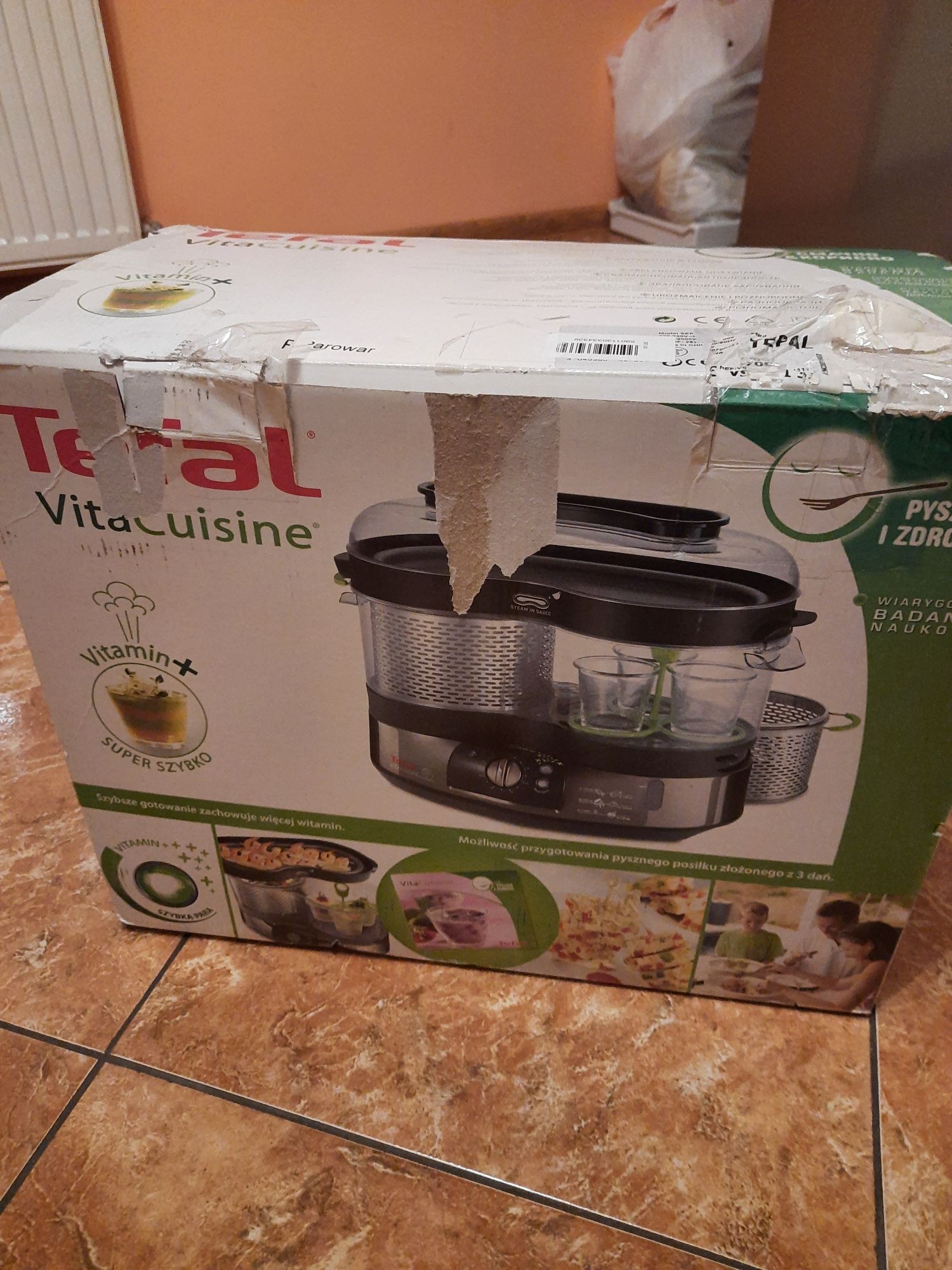 Parowar tefal vitacuisine nowy