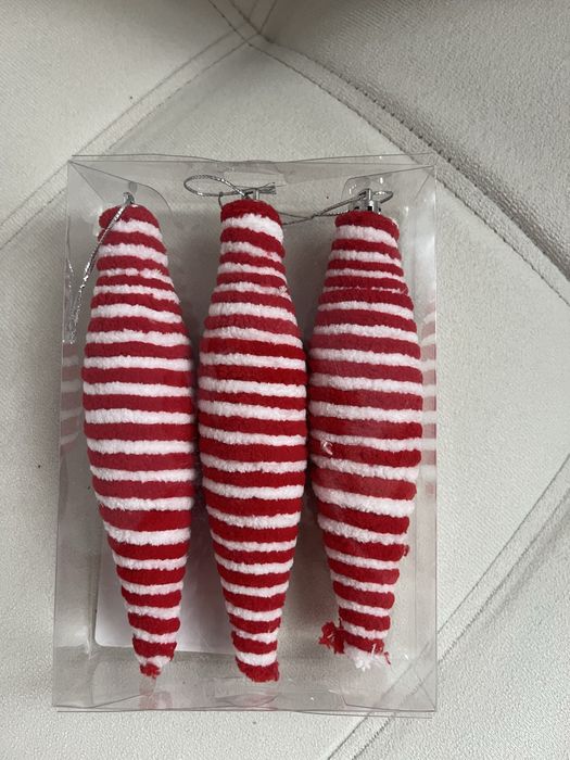 Puchate bombki zawieszka na choinkę zawieszka świąteczna nowa