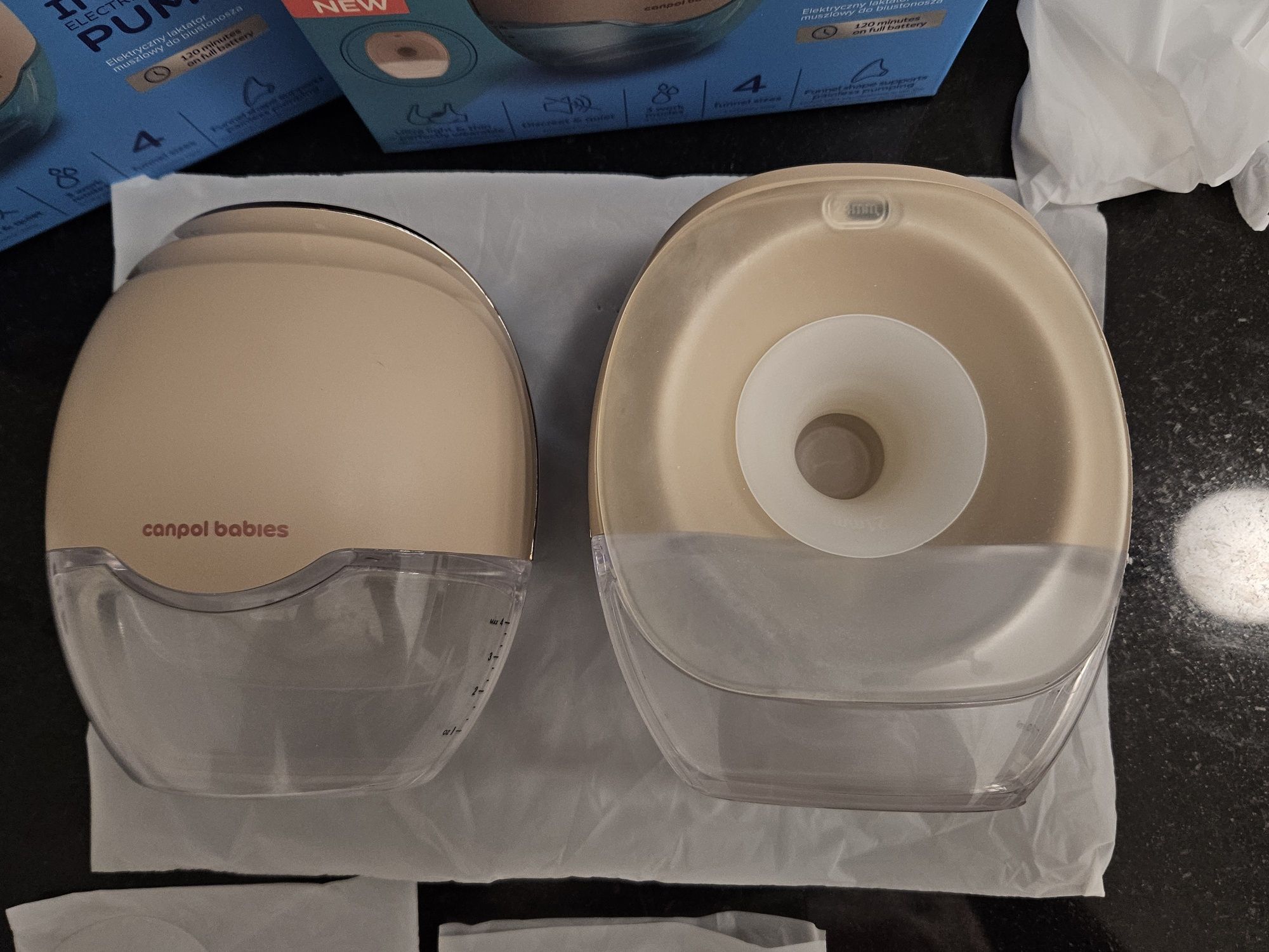 Canpol babies 2x laktator muszlowy Hands-Free