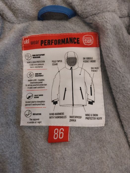 Komplet zimowy Cool Club rozmiar 86 stan bdb