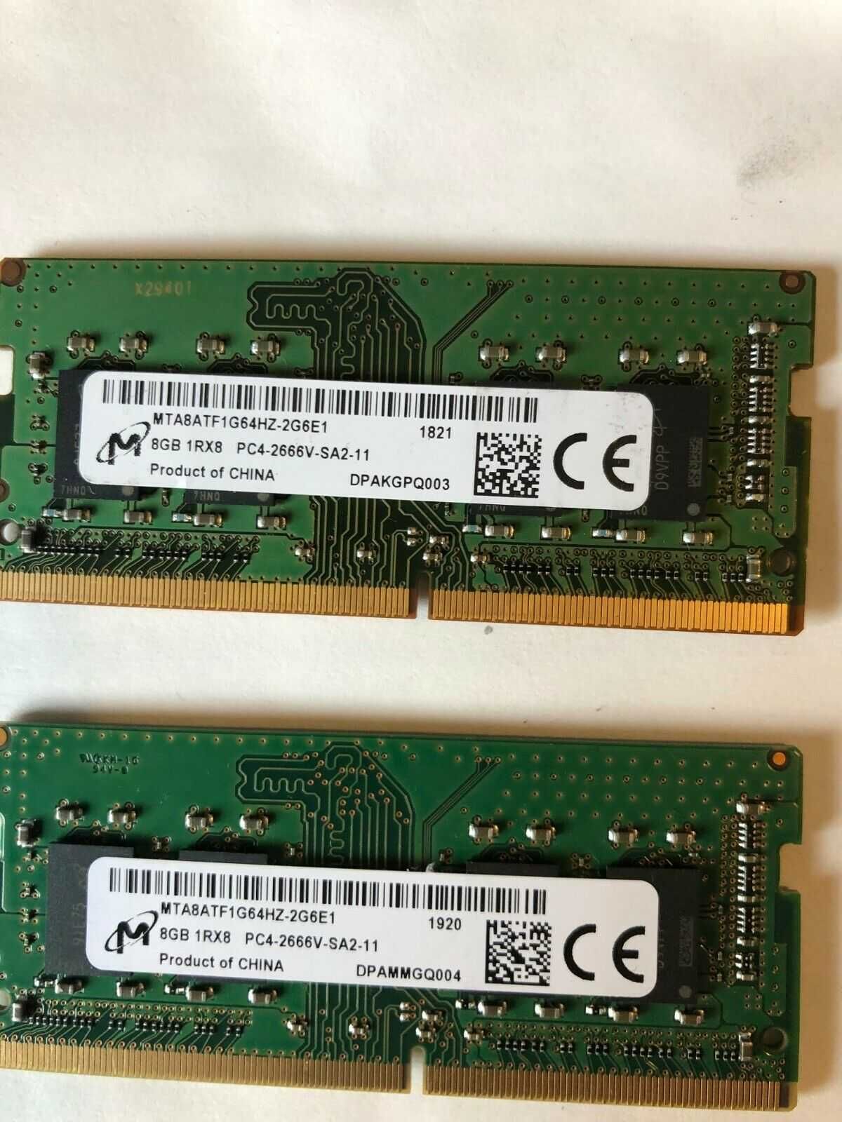 Память SODIMM 8Gb, 16Gb DDR4 для ноутбука