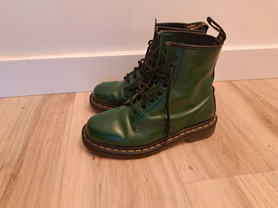 Botas Dr Martens (cor verde)
