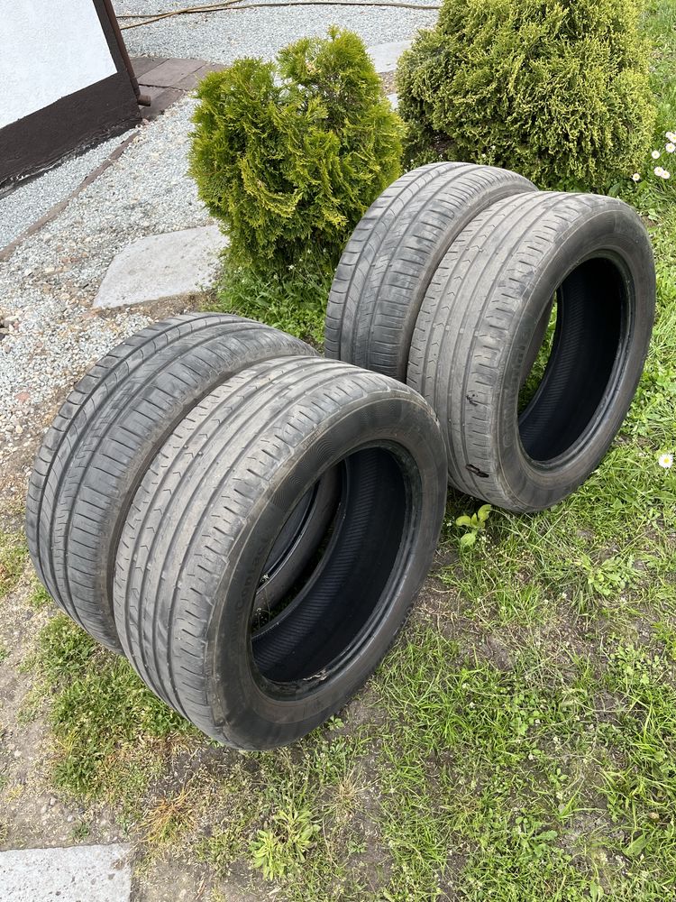 Opony letnie 205/55 R16 4szt (2x Michelin, 2x Continental)