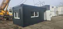 Kontener Socjalny,  biurowy WC toaleta 6m x 3m