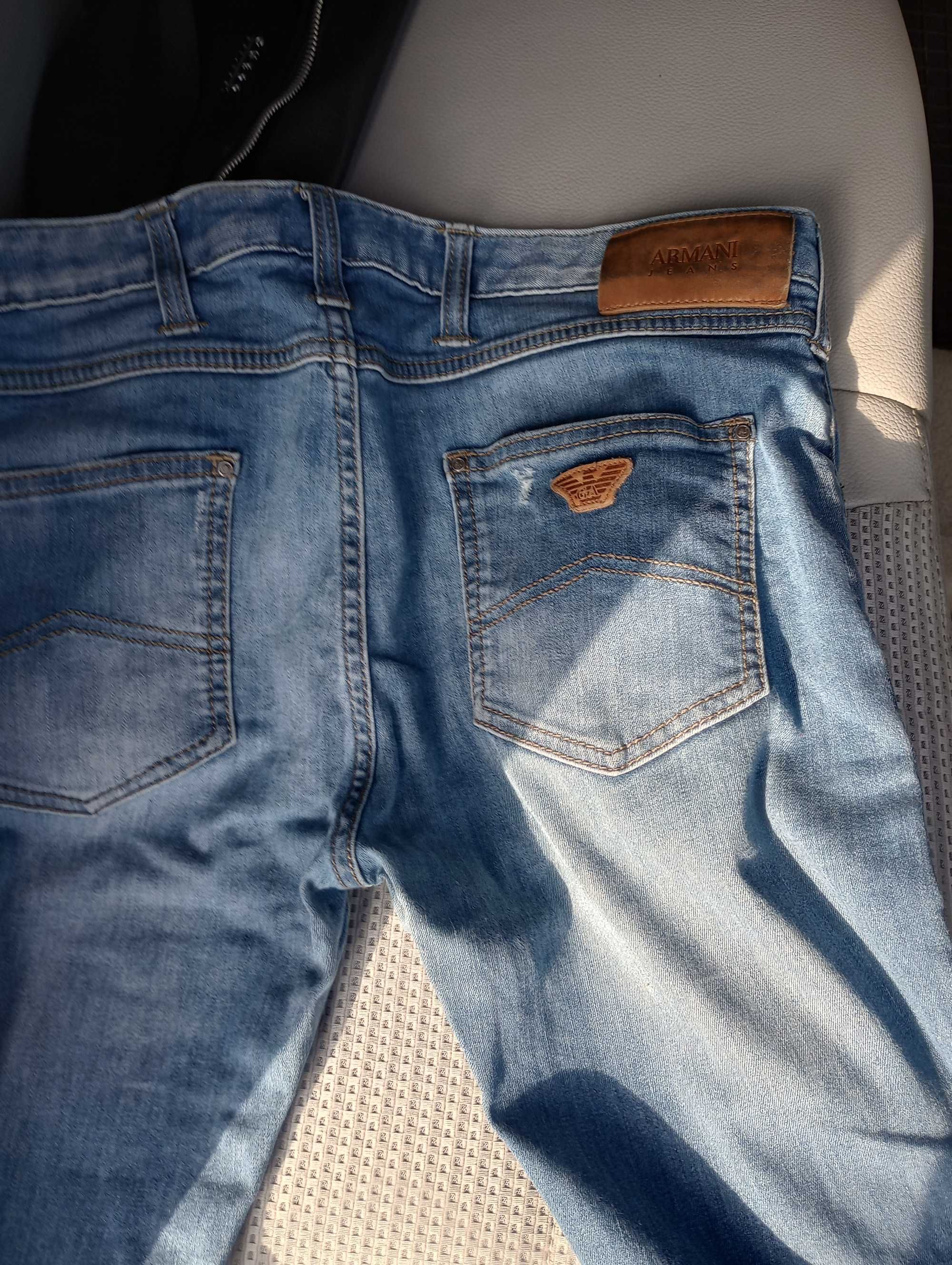 Armani jeansy męskie