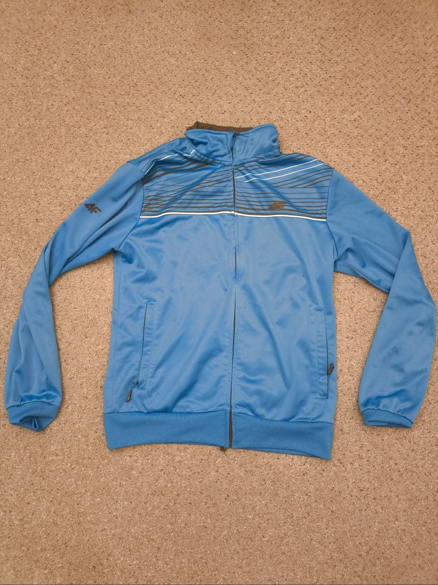 Bluza z suwakiem niebieska 4f