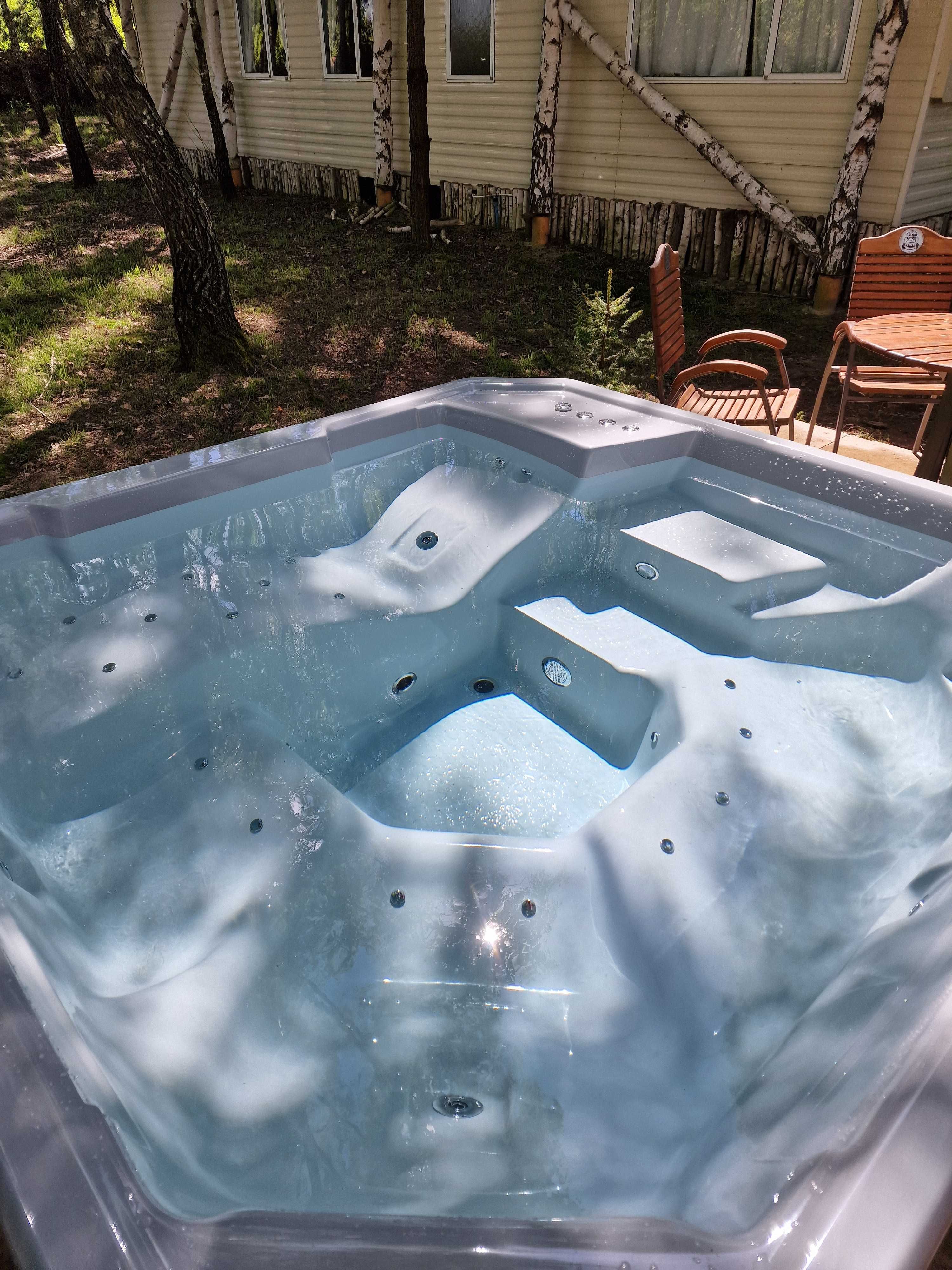 Jacuzzi ogrodowe SPA OZON Światłoterapia Masaż Basen Sauna Hydromasaż