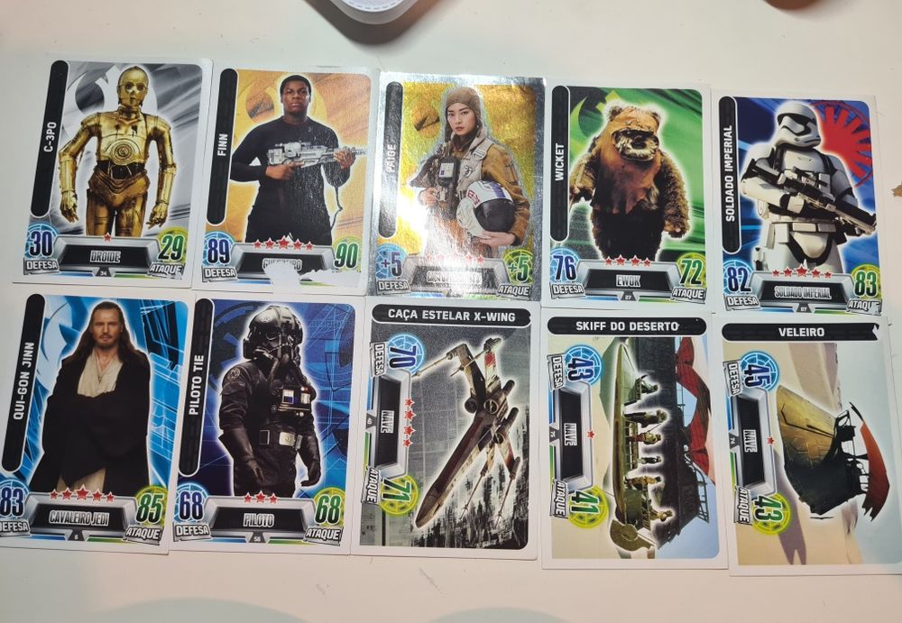 Cartas de star wars: a resistência à venda