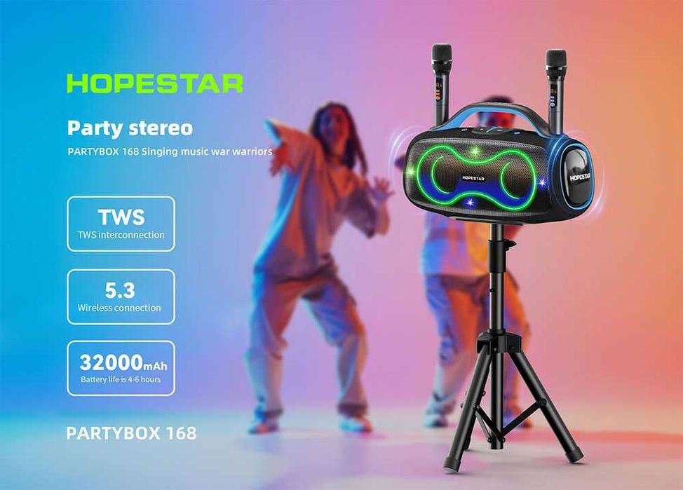 Hopestar PartyBox 168  400W Bluetooth колонки