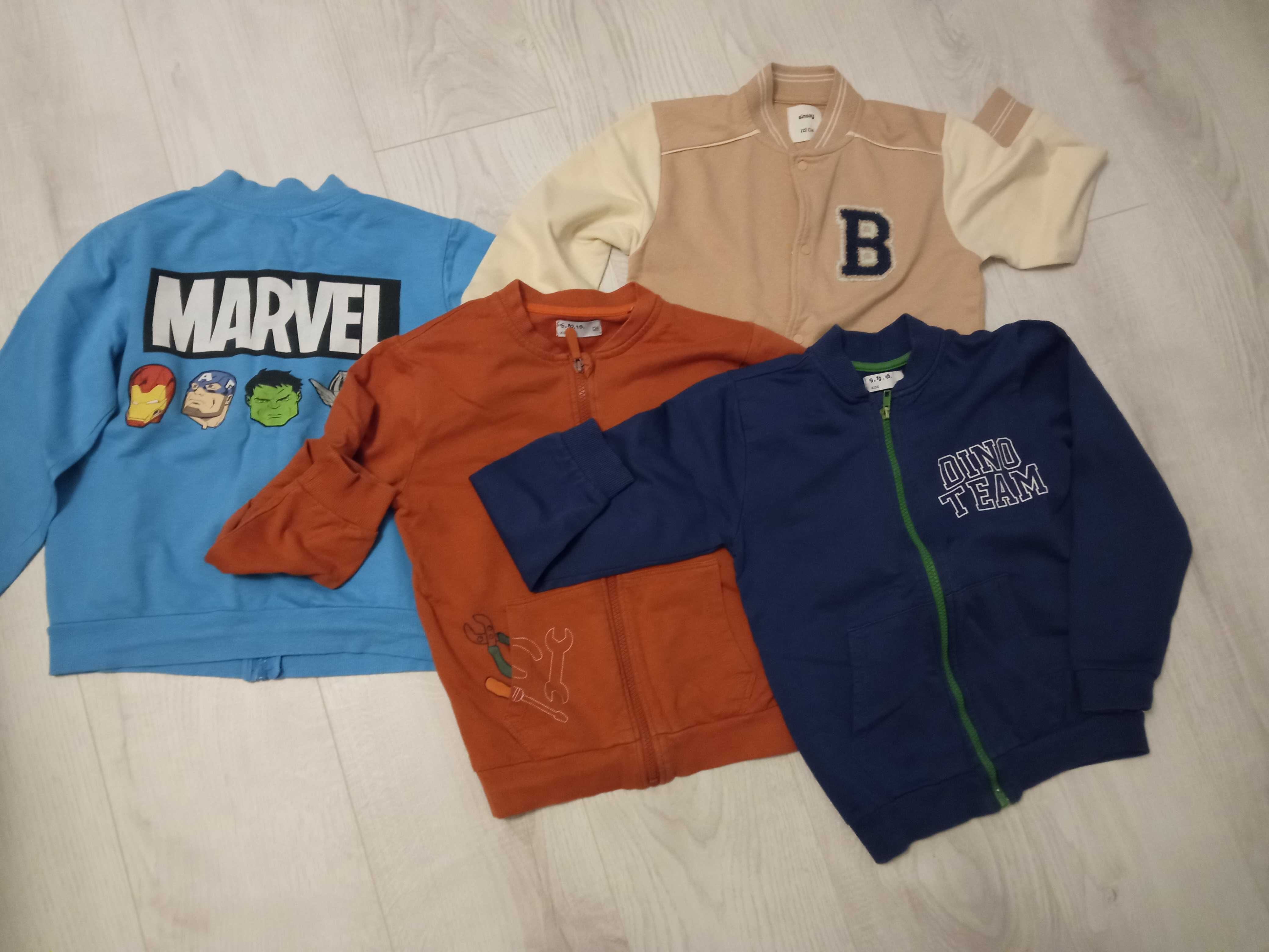 4 bluzy dla chłopca 128
