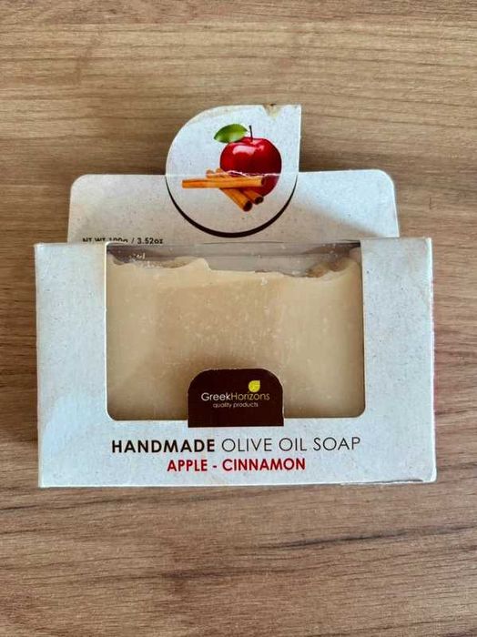 Greckie handmade mydło do ciała, jabłko-cynamon