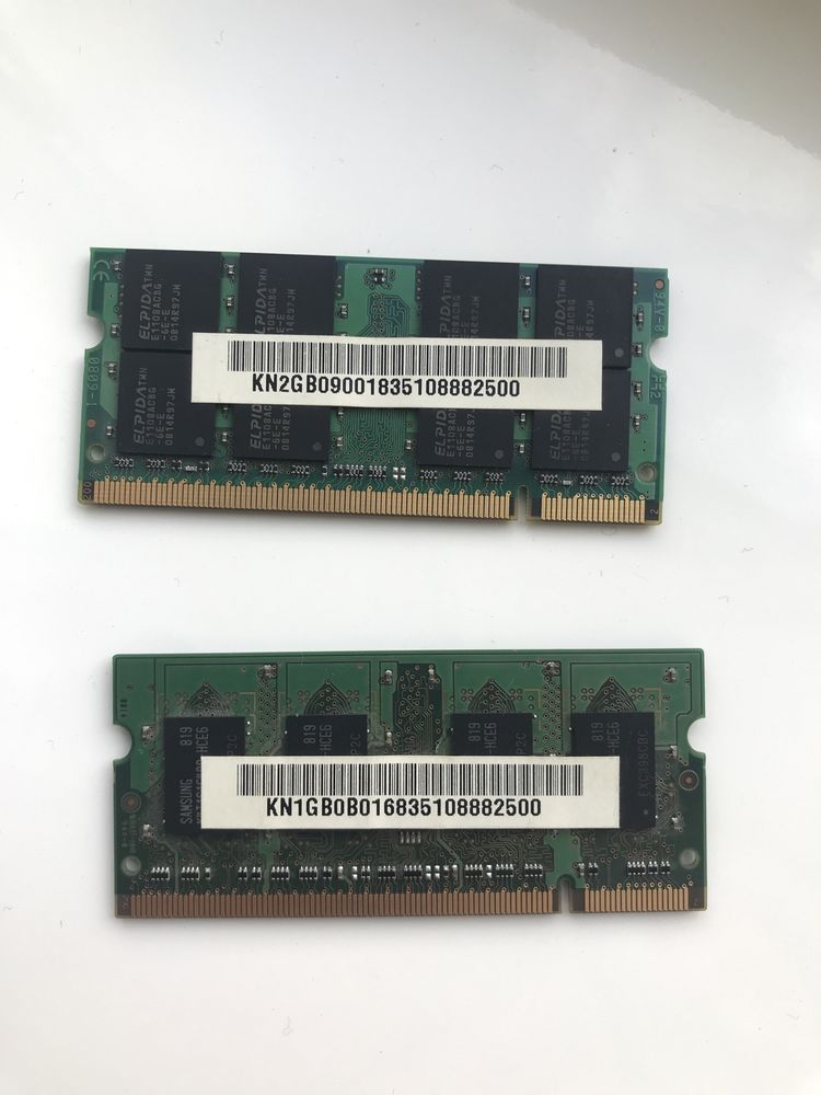 Оперативна память ОЗУ DDR2 2Gb, 1Gb