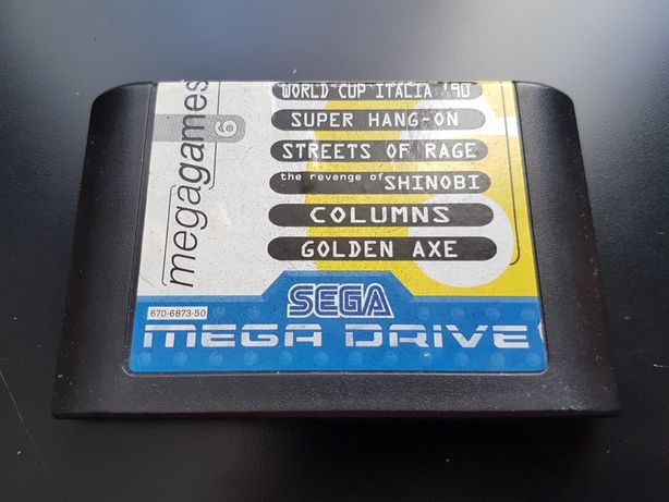 Mega Drive Games 6 Golden Axe Shinobi Streets of Rage