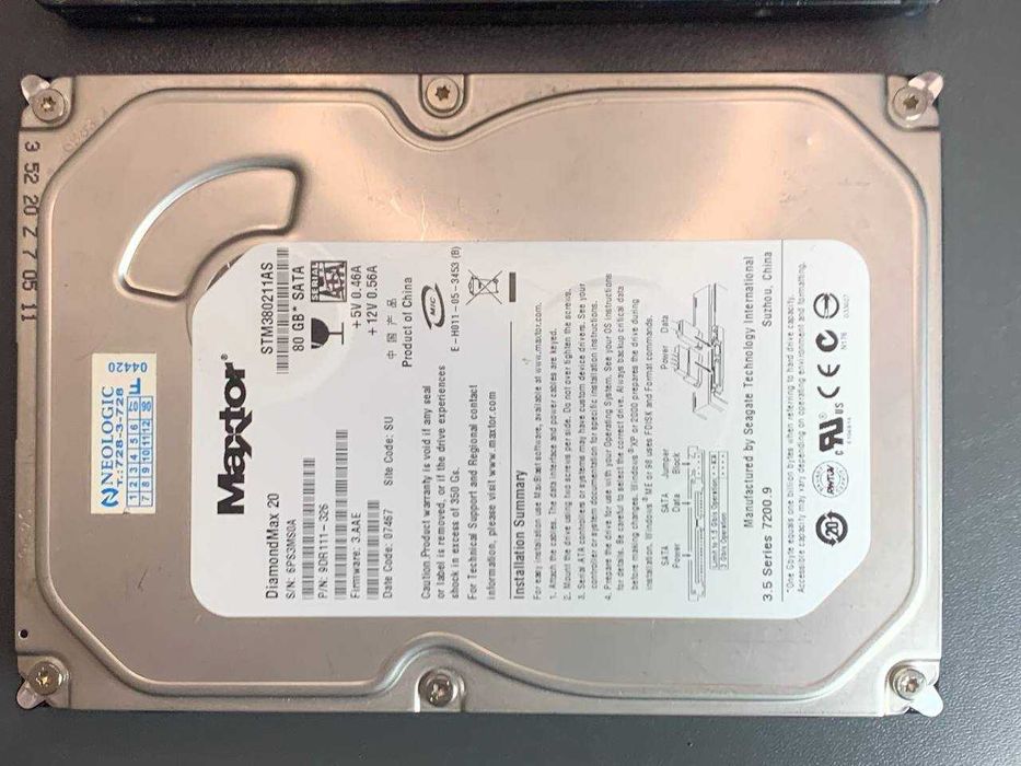 HDD SATA/IDE Maxtor/Samsung по 80 Gb