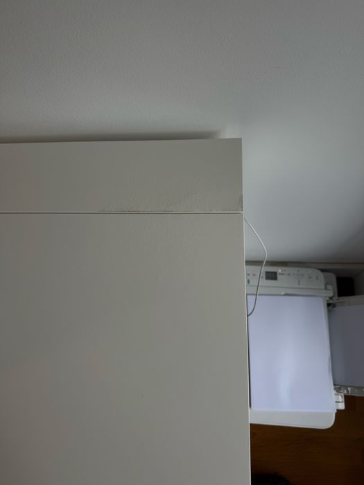 Biurko białe Alex, ikea, 132*58