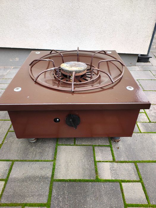 Taboret gazowy. Zasilany gazem ziemnym