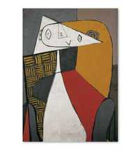 Picasso Plakat 50x70, Siedząca Kobieta