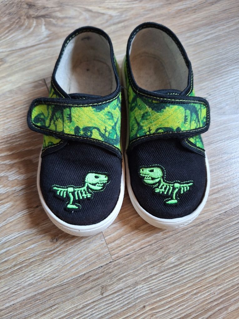 Trampki z dinozaurem