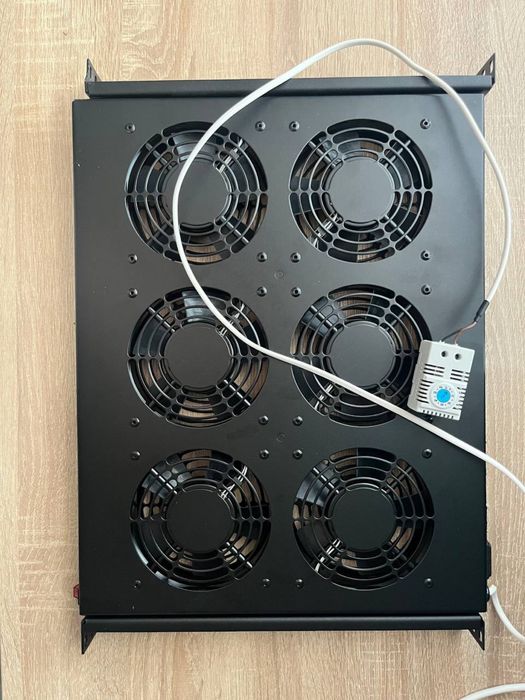 Вентиляторний модуль 6 вент. з термостатом Conteg, кулера