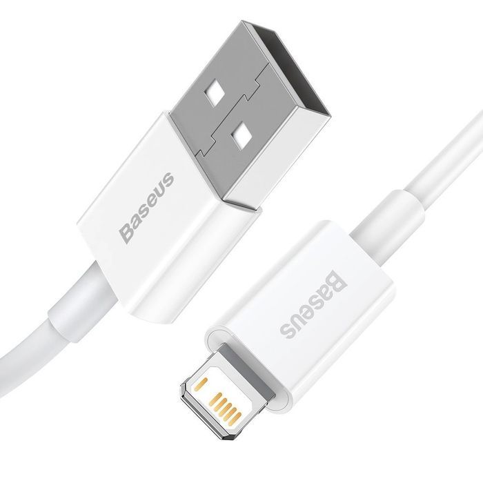 Baseus Superior kabel USB - Lightning 2,4A 1 m Biały