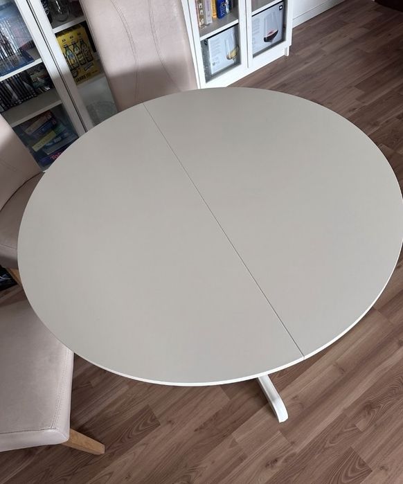 Ikea stol rozkladany bialy
