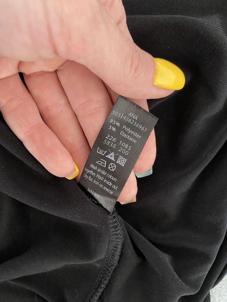 Сукня  чорна міді  H&M розмір М