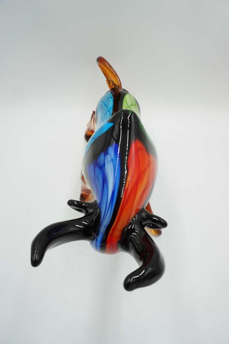 SZKLANA figura styl murano byk symbol siły
