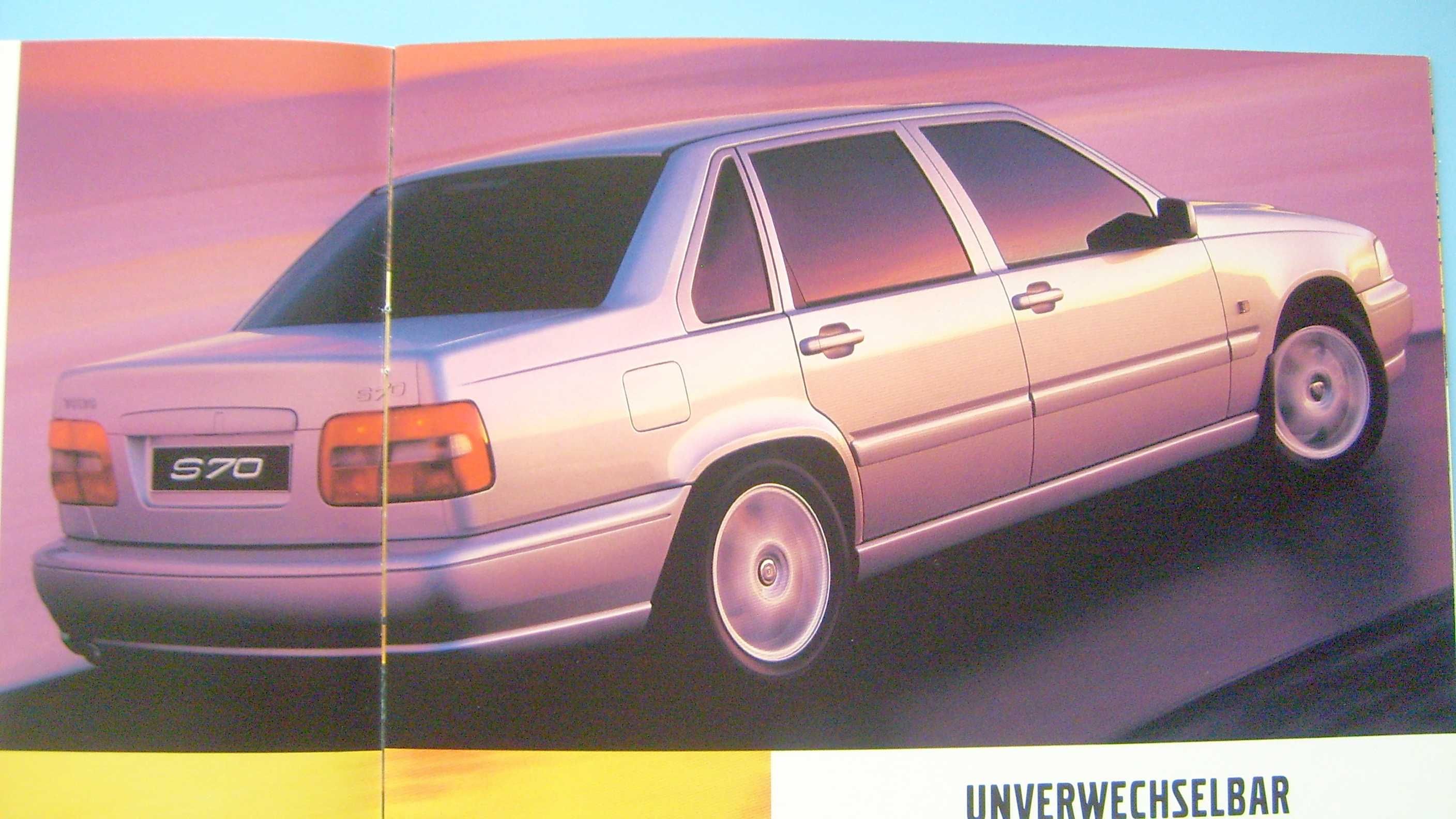 VOLVO Program 1998 - S40 S70 C70 S90 940 - prospekt stan BDB