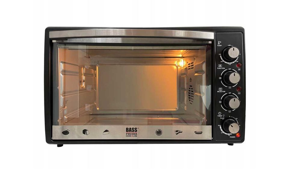 Polski PIEKARNIK 4w1 Elektryczny Termoobieg 230V Rożno Grill SUSZARKA